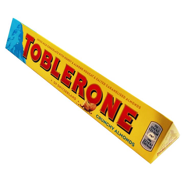 شکلات تابلرون Toblerone با عسل و بادام کرانچی 100 گرمی